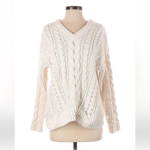 Universal Thread Cream Cable Knit Sweater XS - Picture 1 of 5